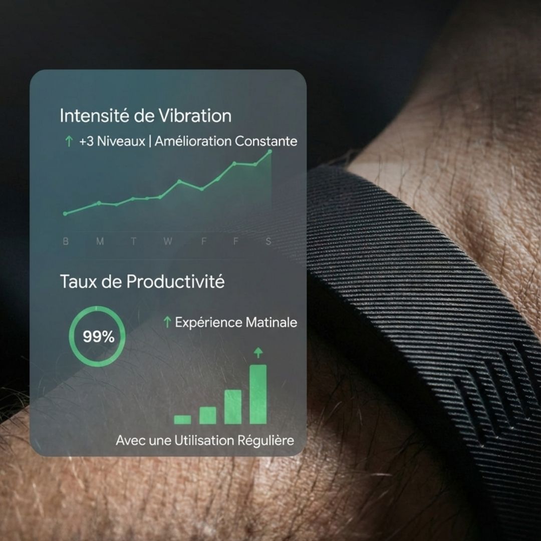WeSleeps® Bracelet Réveil Vibrant