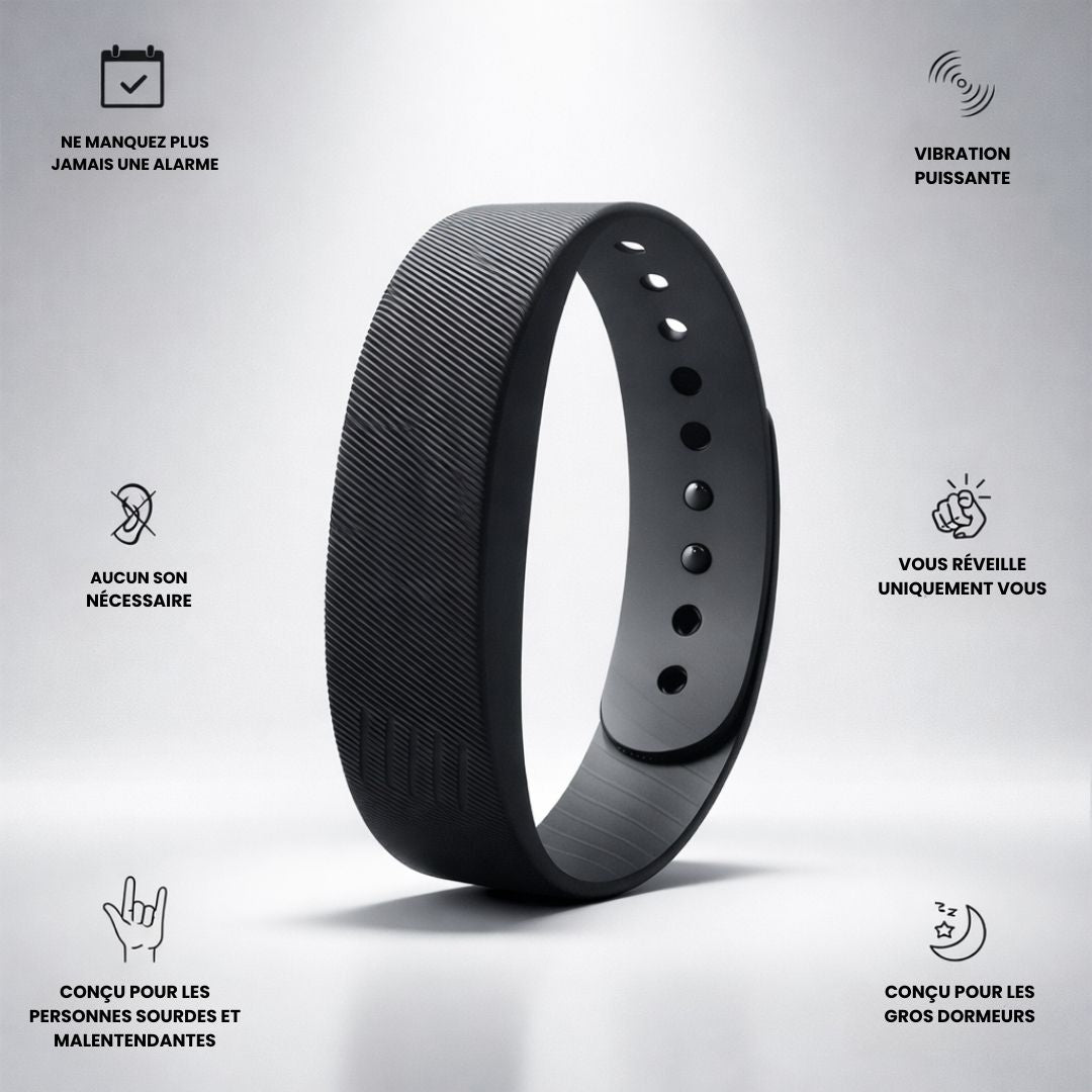 WeSleeps® Bracelet Réveil Vibrant